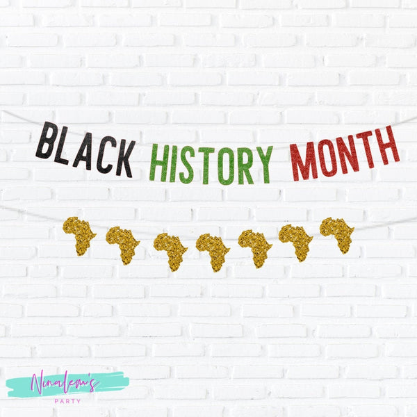 Black History Month Decorations, Black History Month Banner, Happy Black History Month, Black History Month Backdrop,