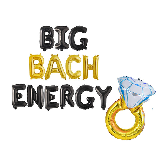 Big Bach Energy Balloon Banner, Bachelorette Party Banner, Bachelorette Party Sign, Hen Party Sign, Bachelorette Party Decorations