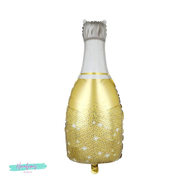 Giant Gold Champagne Bottle Balloon, NYE Party Decor, Wedding Balloons, Bachelorette Party Decor, Birthday  Party Decor, Engagement Party
