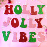 Holly Jolly Vibes Banner