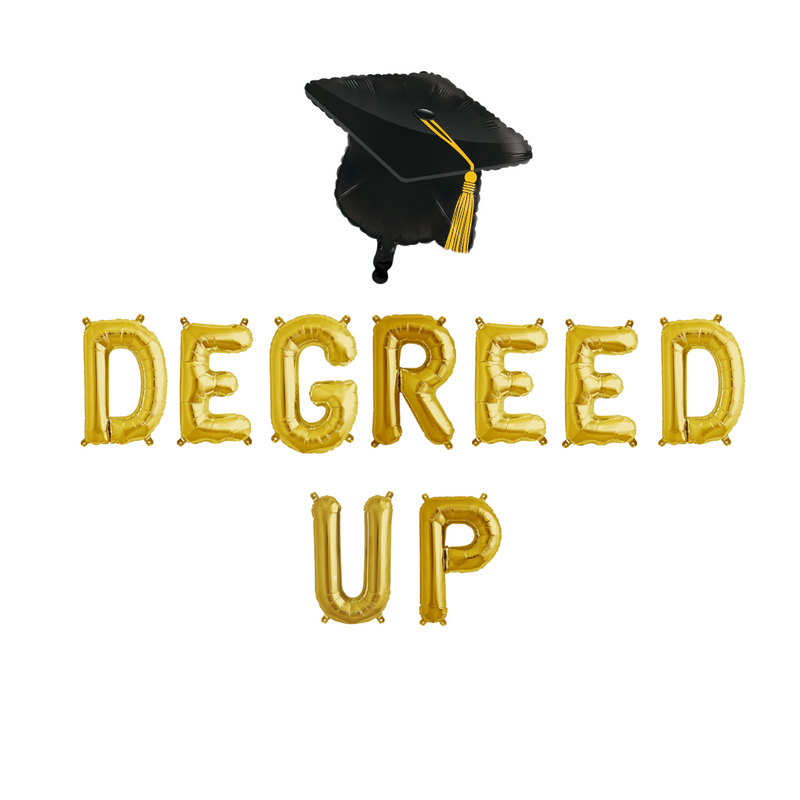 Degreed Up Balloon Banner