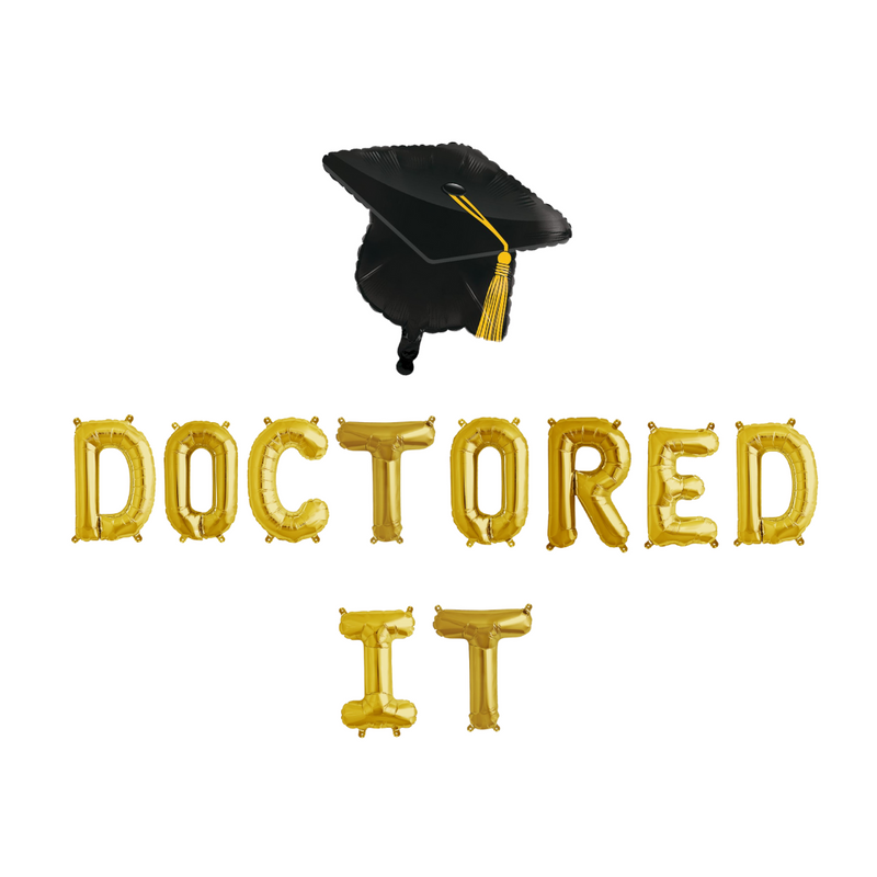 Doctored It Balloon Banner