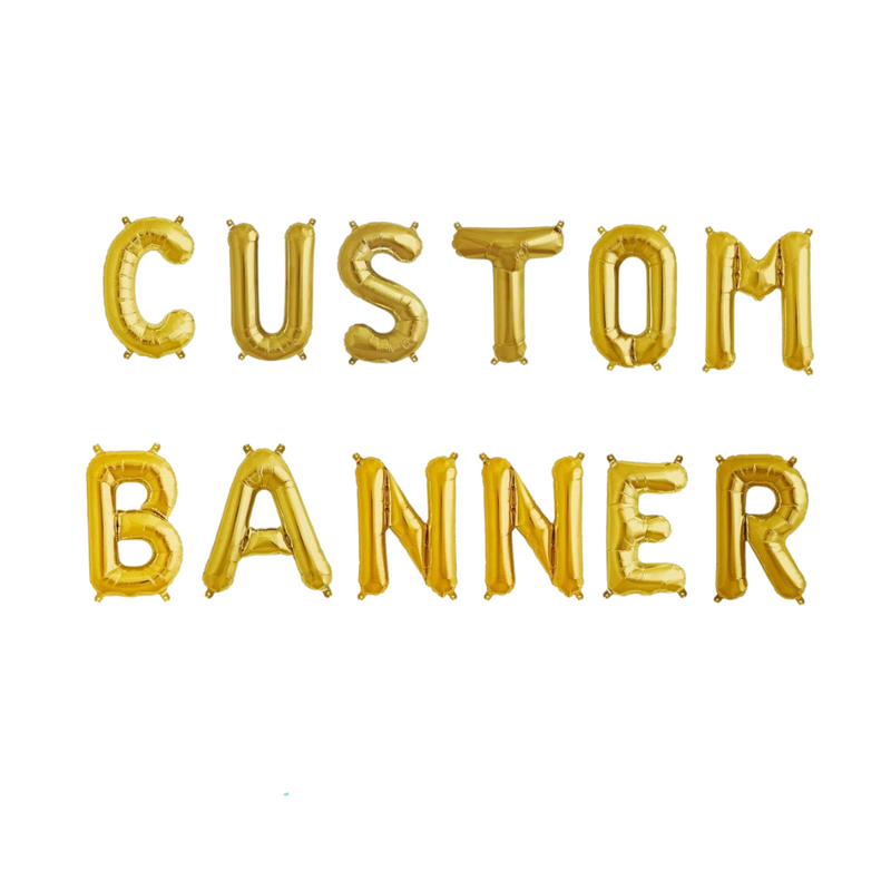 Custom Balloon Banner