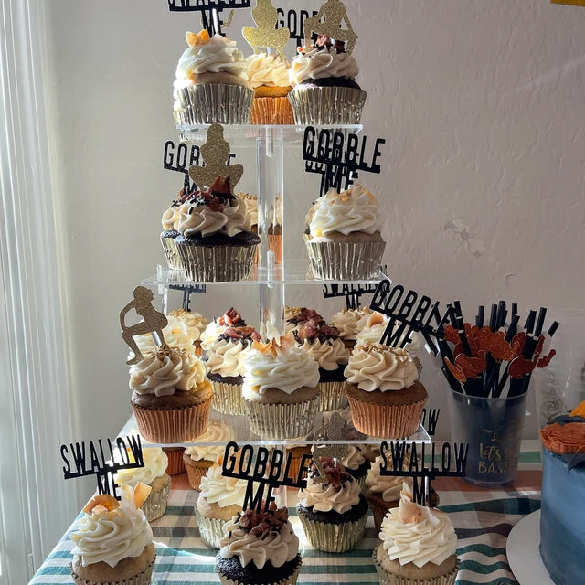 Gobble Me Swallow Me Cupcake Toppers