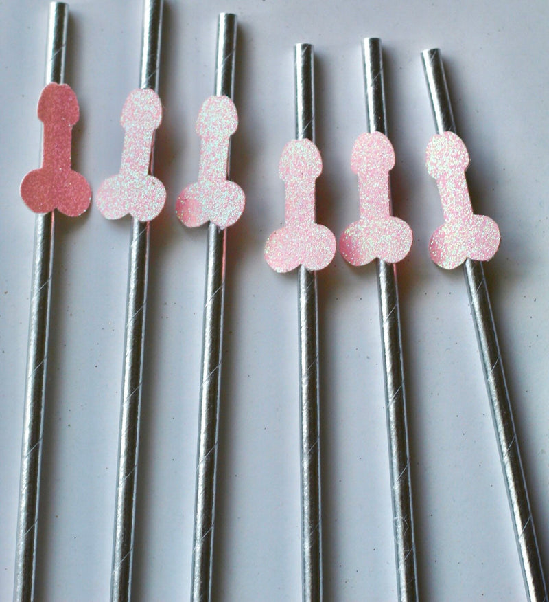 Lollipop Penis Straws Reusable 3 pack (DISCONTINUED) - Litin's Party Value