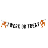 Twerk or Treat Banner, Halloween Bachelorette Party Banner, Stripper Banner, Bachelorette Party Decor