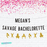 Bachelorette Party Decorations, Savage Bachelorette, Bachelorette Banner, Bachelorette Sign, Hen Party Decorations, Hen Party Banner