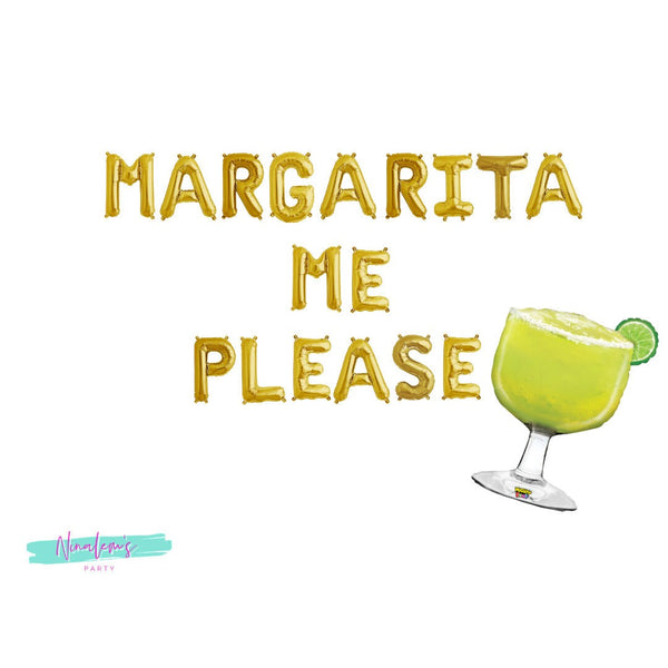 Margarita Balloon, Margarita Me Please, Fiesta Party
