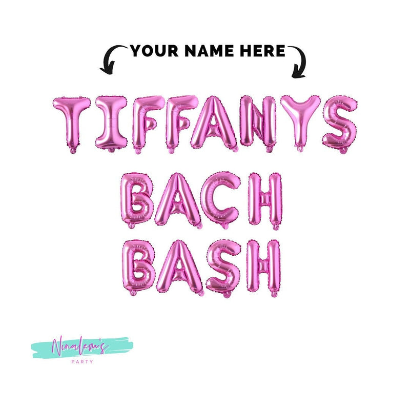 Bach Bash Bachelorette Party Decor Balloon Banner, Customize Bachelorette Party Decorations, Customize Bachelorette Party Banner/Sign