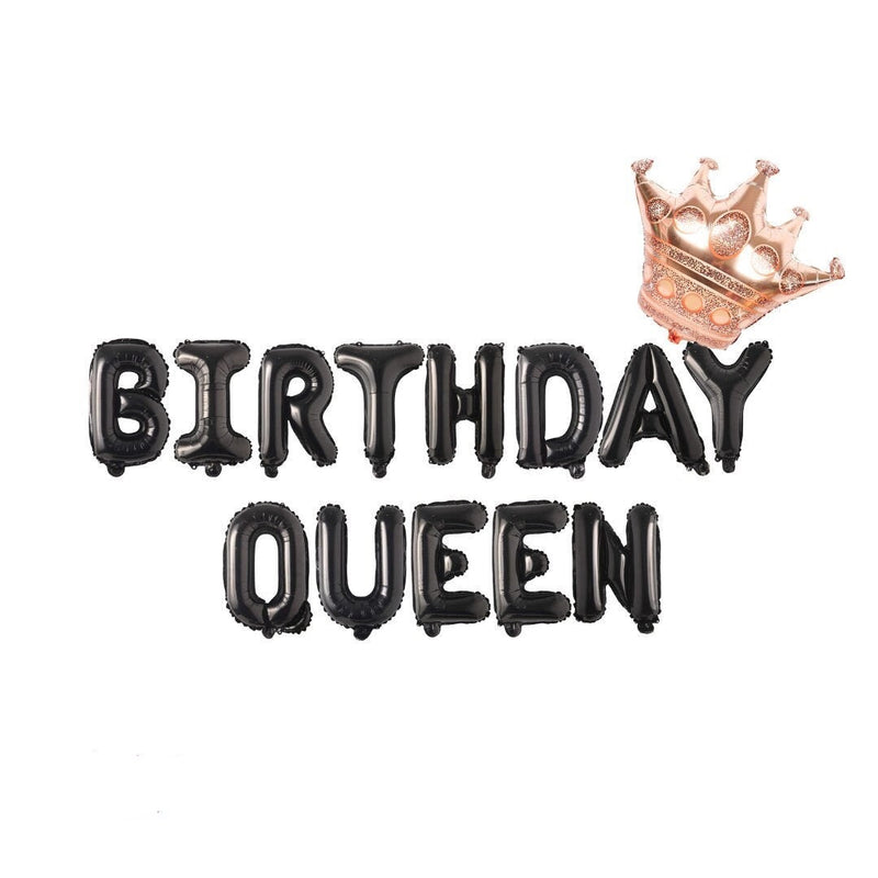 30th Birthday Decorations, Birthday Queen Balloon Banner, Birthday Banner, Birthday Party Decorations, Birthday Decor, 40th, 50th, 60th