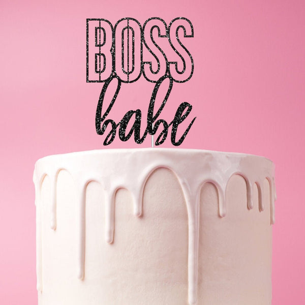21st Birthday Decorations, Boss Babe Cake Topper, Entrepreneur gift, Small Business Gift, Birthday Cake Topper, Birthday Decorations,