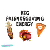 Friendsgiving Decorations, Big Friendsgiving Energy Balloon Banner, Friendsgiving Party, Friendsgiving Banner, Friendsgiving Sign