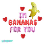 Valentine's Day Decorations, Im Bananas For  Balloon Banner, Valentines Day Decorations, Valentines Day Balloons,