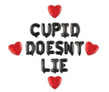 Valentine's Day Decorations, Cupid Doesn't Lie Balloon Banner, Valentine Sign, Valentine Phrase, Valentines Balloons, Valentines Party