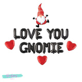 Valentine's Day Decorations, Love You Gnomie Balloon Banner, Valentines Day Balloons, Valentine Gnome Decorations