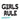 Girls Rule Balloon Banner, Feminist Gift, Girl Power Gift