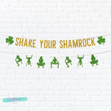 St Patricks Day Decor, Shake Your Shamrock Banner, St Patricks Day Banner