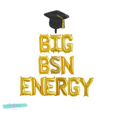 Nurse banner, Big BSN Energy Balloon Banner, Nurse Graduation Party Decorations