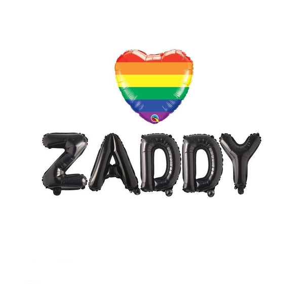 Pride Banner Sign, Zaddy Balloon Banner, Gay Parade Pride Month Balloon Banner
