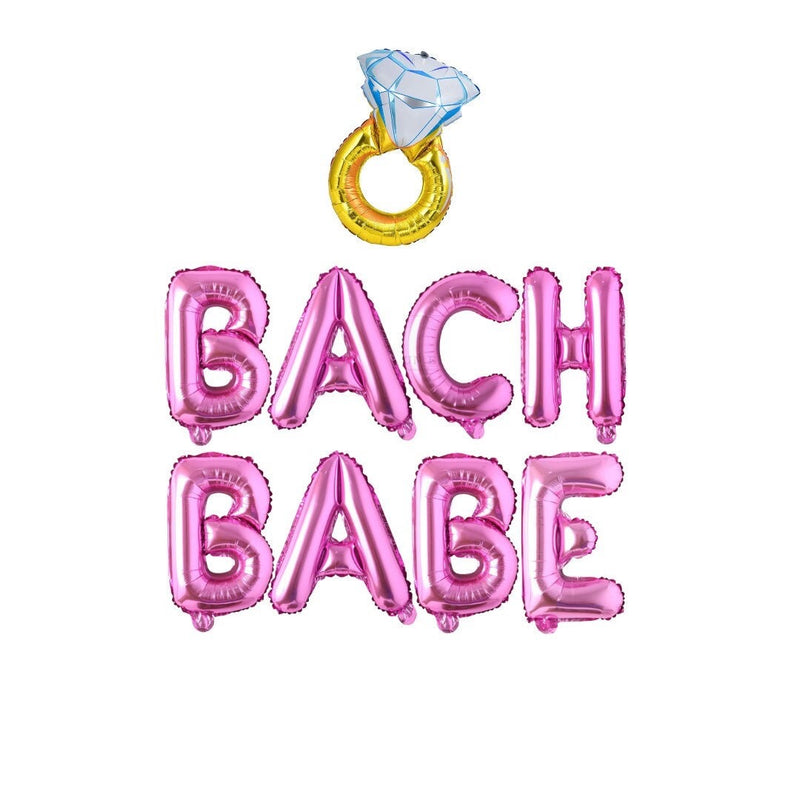Bachelorette Decorations, Bach Babe Balloon Banner, Bachelorette Party Decorations