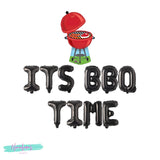 BBQ Party Decorations, Its BBQ Time Balloon Banner, Barbecue Party Decorations