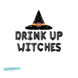 Halloween Bachelorette Decorations, Drink Up  Witches Sign, Halloween Party
