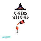 Halloween Bachelorette Decorations, Cheers Witches Sign, Halloween Party