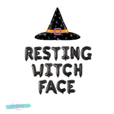 Halloween Decorations, Halloween Balloons, Resting Witch Face Balloon Banner