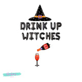 Halloween Bachelorette Decorations, Drink Up  Witches Sign, Halloween Party