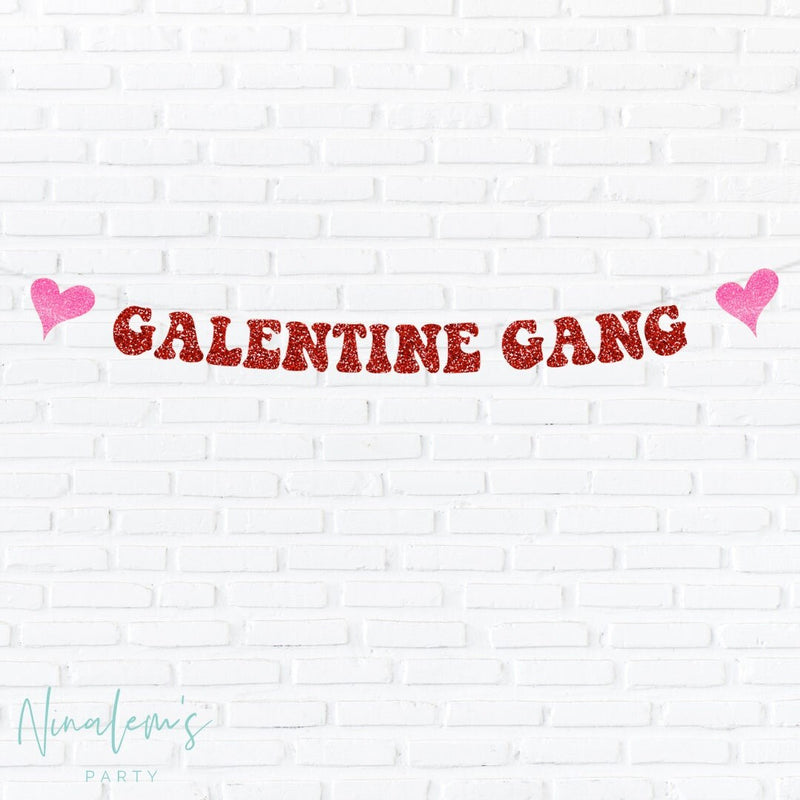 Galentines Day Party Decor Galentines Day Banner Galentines Day Sign Valentines Day Decor Valentines Decor Valentines Day Decorations