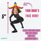 Final Fiesta Bachelorette Party Bride Face Wearing Sombrero Stripper Banner, Mexico Bachelorette Party, Bach Party Decor, Twerk Banner