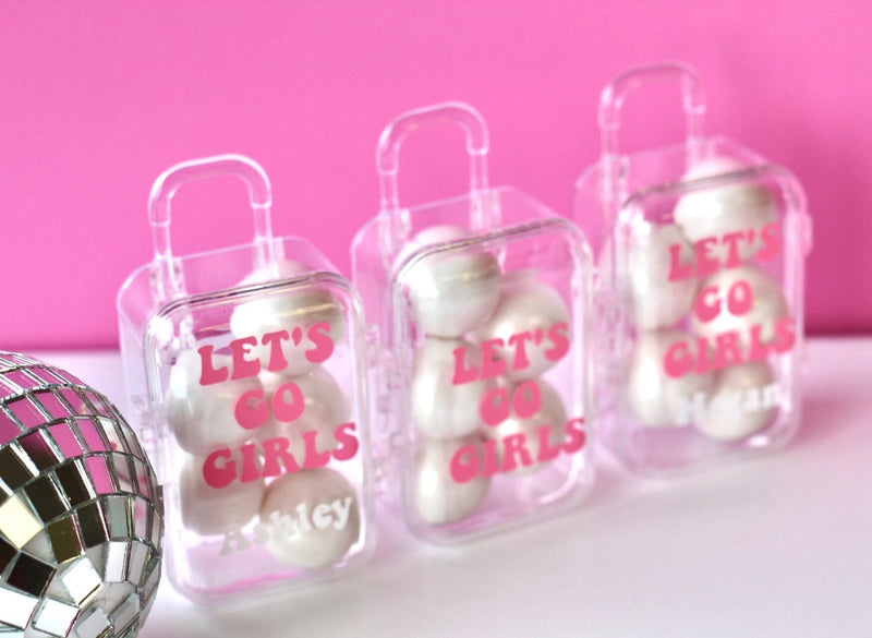 Space Cowgirl Bachelorette Party Favors, Lets Go Girls Favors