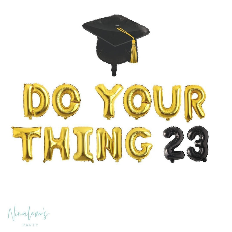 Class of 2023 Graduation Decorations, Do Your Thing 23 Balloon Banner, Graduation Balloons, College Graduation Balloons, Grad Party Decor