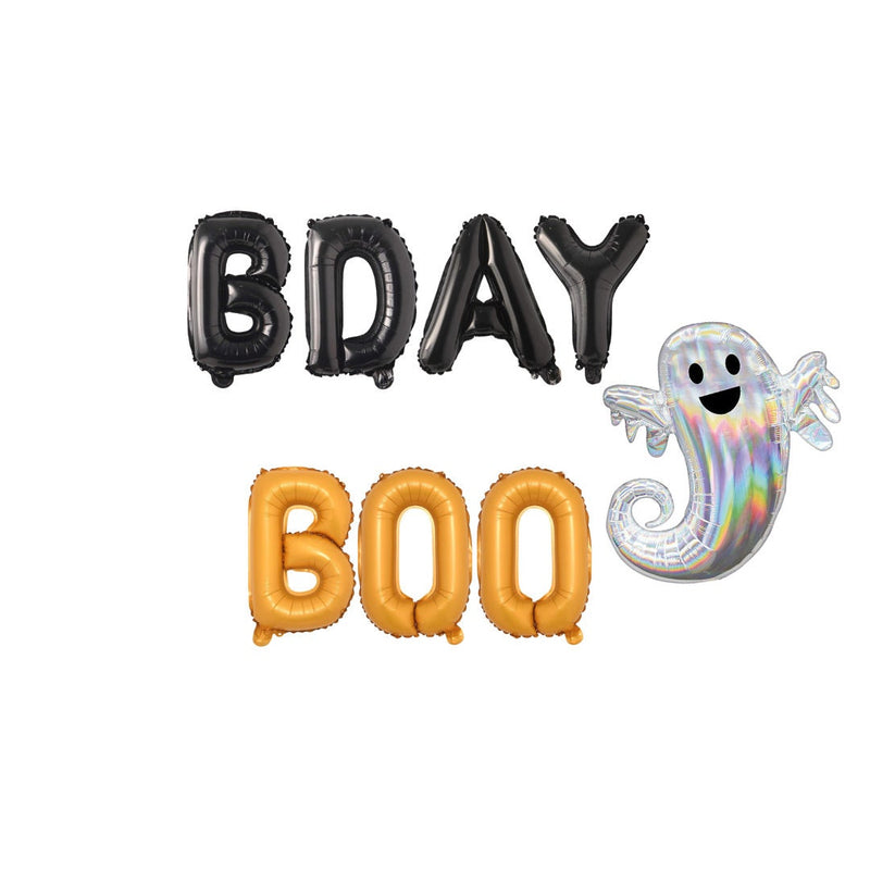 Halloween Birthday Decorations, Bday Boo Balloon Banner, Halloween Balloons, Halloween Party Decorations, Halloween Party Decor