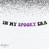 Halloween Decorations, In My Spooky Era Banner, Halloween Party Sign, Halloween Hen Party, Funny Halloween Party