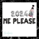 New Years Eve Decorations, 2024 Me Please Balloon Banner, NYE Decorations, 2024 Decorations, New Years Eve Balloons, NYE Party