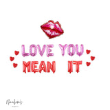 Valentine's Day Decorations, Love You Mean It Balloon Banner, Valentines Day Decorations, Valentines Day Balloons, Valentines Day,