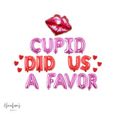 Valentine's Day Decorations, Cupid Did Us A Favor Balloon Banner, Valentines Day Decorations, Valentines Day Balloons, Anti Valentines Day